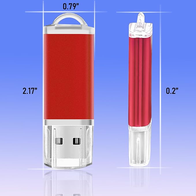 USB Thumb Drive 2GB Flash Drive 50 Pack, Nicepicten Fat Memorias USB 2.0 Flash - Image 6