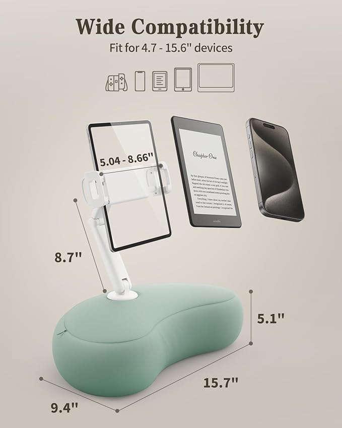 SAIJI Kindle Pillow Stand, iPad Stand Compatible - Image 7