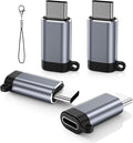 MoKo 4 Pack Lightning Female to USB C Male Adapter, iPhone to USB C Adapter by MoKo