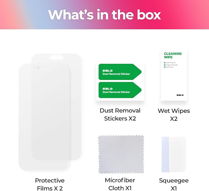 SIELO 2 Pack Matte Screen Protector - Image 8