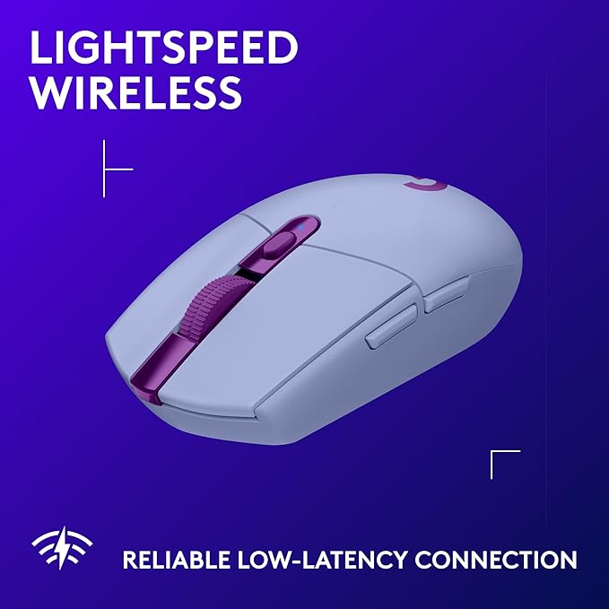 Logitech G305 LIGHTSPEED Wireless Gaming Mouse, Hero 12K Sensor, 000 DPI - Image 3