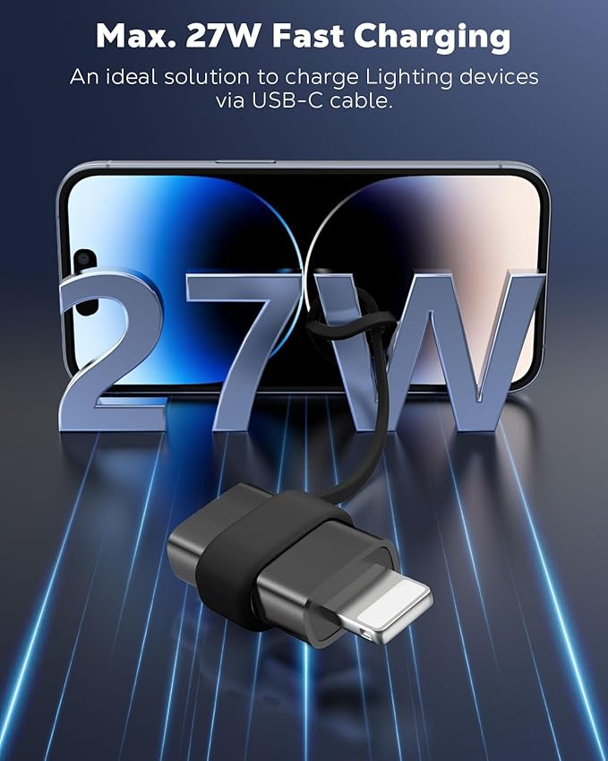 MoKo USB C to Lightning Adapter 4 Pack, Not - Image 4