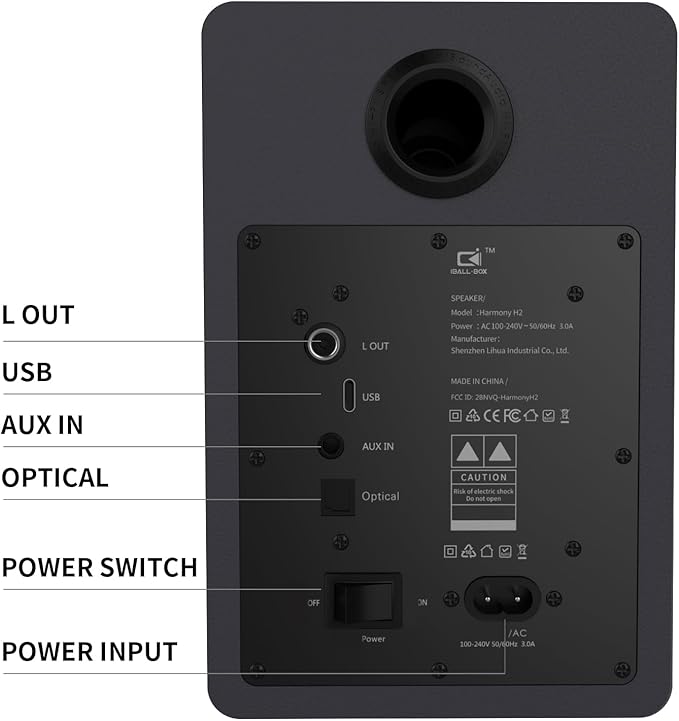 60W Computer Speakers for Desktop PC, 24-Bit Optical, Silk-Dome Tweeter - Image 6
