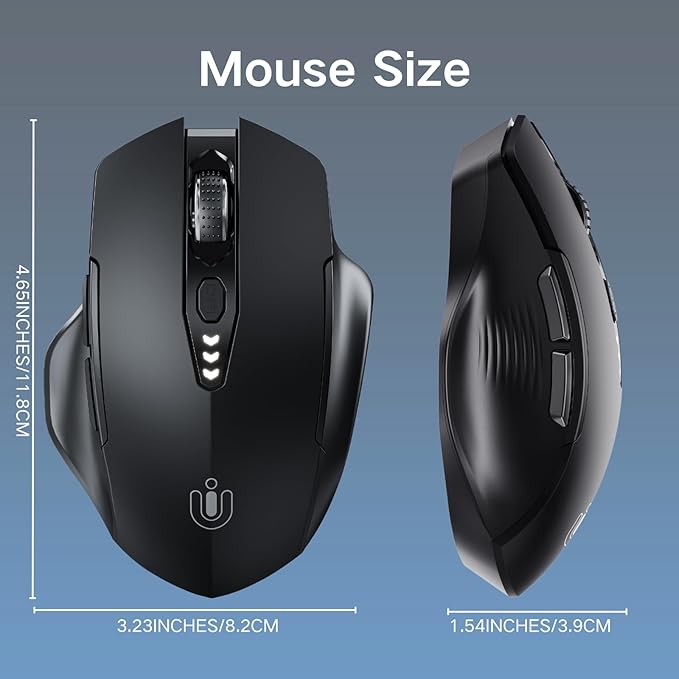 Bluetooth Mouse, Rechargeable Wireless Mouse, Computer Mouse - Image 7