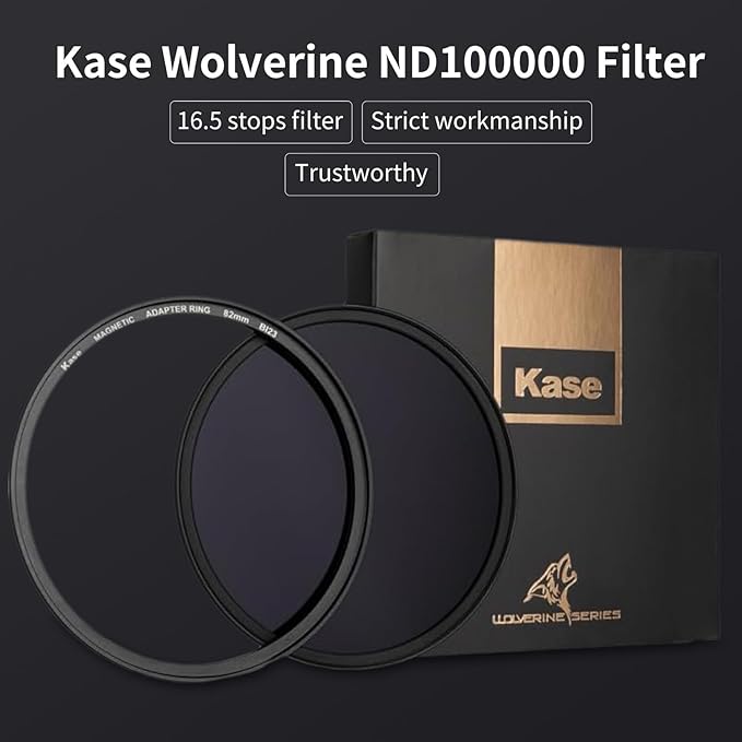 Kase Wolverine 72mm ND100000 16.5 Stop Magnetic Filter Incl Adapter Neutral - Image 5