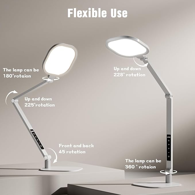 LED Desk Lamp for Home Office, 15W Desk Light - Image 3