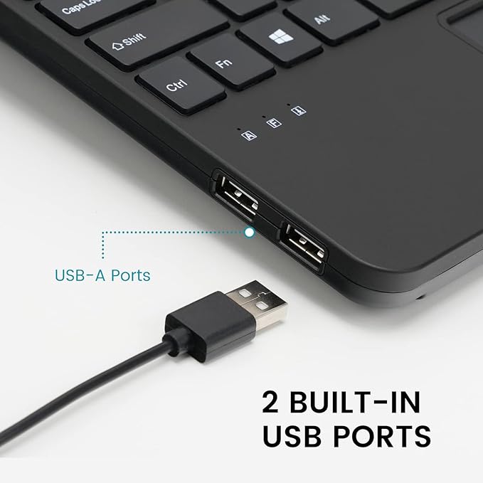 Perixx PERIBOARD-525 US, Wired Mini USB Keyboard - Image 4