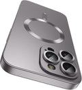 Magnetic for iPhone 15 Pro Max Case Slim Soft Silicone Bumper Shockproof by LEKEVO