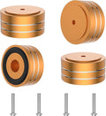 Tertullus 4 Pcs Speaker Feet Isolation 40x20mm Turntable Feet Aluminum Platform by Tertullus