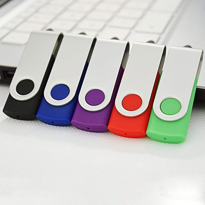 KOOTION 5 X 64 GB USB 3.0 Flash Drive 64GB Thumb Drives 3.0 Swivel Memory Stick - Image 7