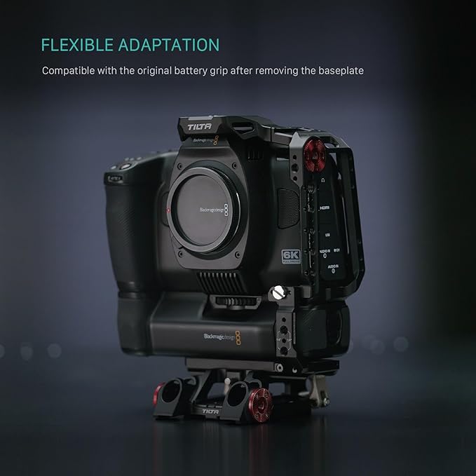 Tilta Advanced Kit for BMCC 6K | Includes Full Cage, Top Handle, Adv. Side - Image 3