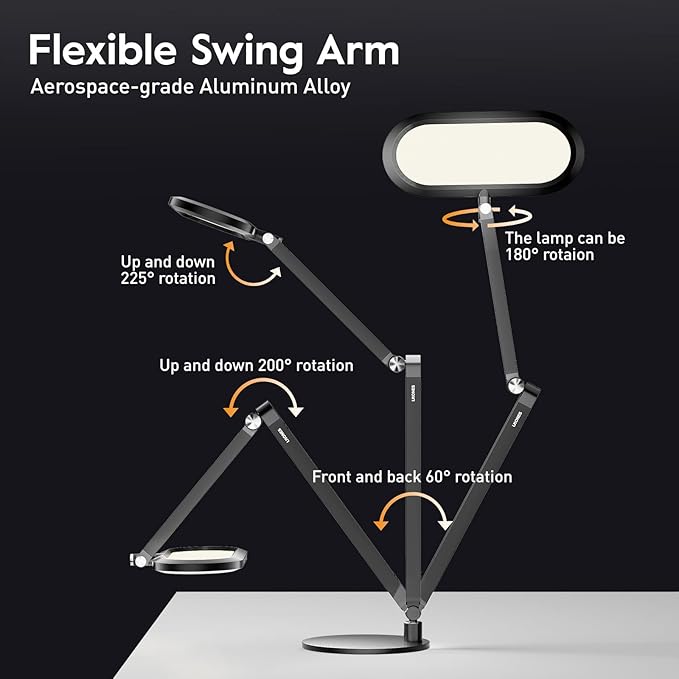 LED Desk Lamp for Home Office – Eye-Caring Double Side Light - Image 7