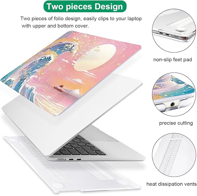 for MacBook Air 13.6 inch Case 2025 M4 A3240 2024 M3 A3113 2022 2023 A2681 M2 - Image 3