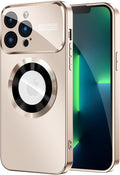Magnetic for iPhone 13 Pro Case, Built-in Camera Lens Protector, Compatible by MAKAVO