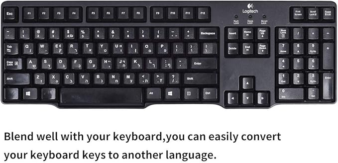 Hebrew-English Keyboard Stickers - Image 5