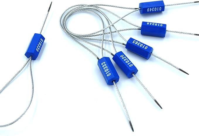 Leadseals 100 Security Cable Seals Numbered Security Tags Tamper Proof Seals - Image 5