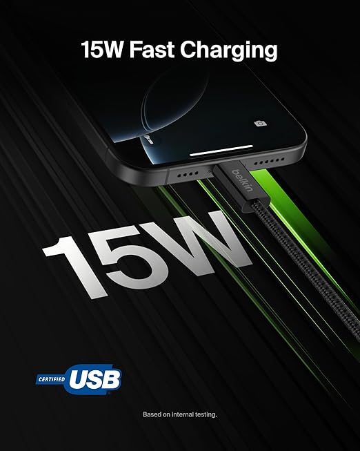 Belkin USB A to USB C Cable, 15W - Image 2