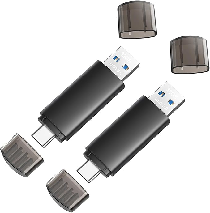 32GB USB C Flash Drive Dual USB 3.0 Flash Drive Type C + USB A Portable Type-C by JOIOT