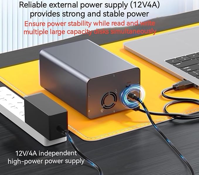 IO Crest 2 Bay Tool Less Tray Hot Swappabe 2.5" 3.5" SATA Non Raid External USB - Image 5