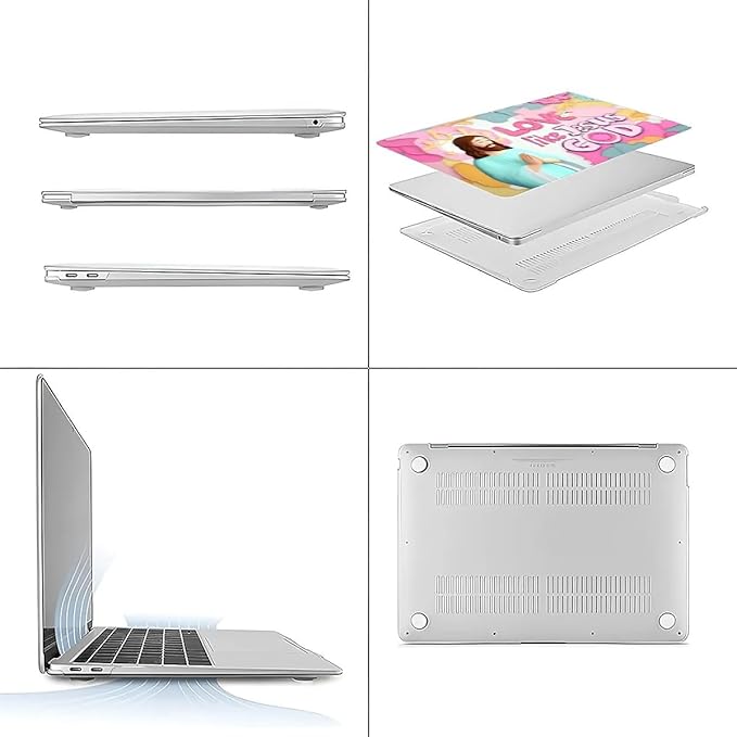 Compatible with MacBook Air 13.3 13.6 Inch Case 2022 2021 2020 2019 Plastic - Image 3