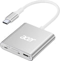Acer SD 4.0 Card Reader, UHS-II Micro SD Reader USB C, Dual Slot Type C Memory by Acer