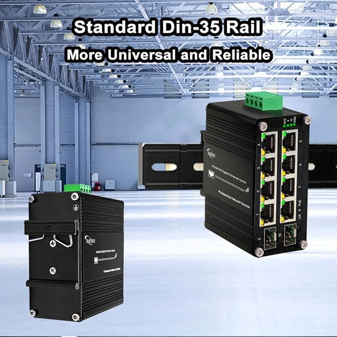 Industrial Managed 8 Port PoE Ethernet Switch - Image 6