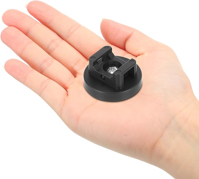 Yookeer 40 Pcs Magnetic Zip Tie Mount Base Black Magnetic Cable Clips Wire - Image 4