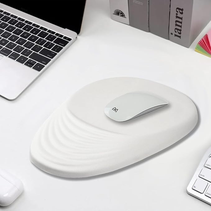 Ergonomic Mouse Pad Wrist Support, Entire Memory Foam & Non-Slip PU Base - Image 5