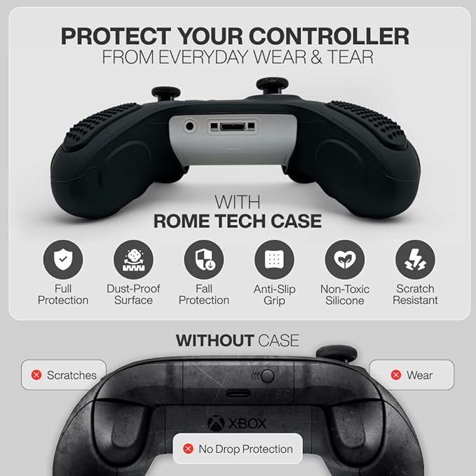 for Xbox Controller Series X/S Silicone Protective Cover, Soft Skin Xbox - Image 5