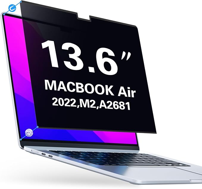 PYS MacBook Air 13.6 Inch Magnetic Privacy Screen by PYS
