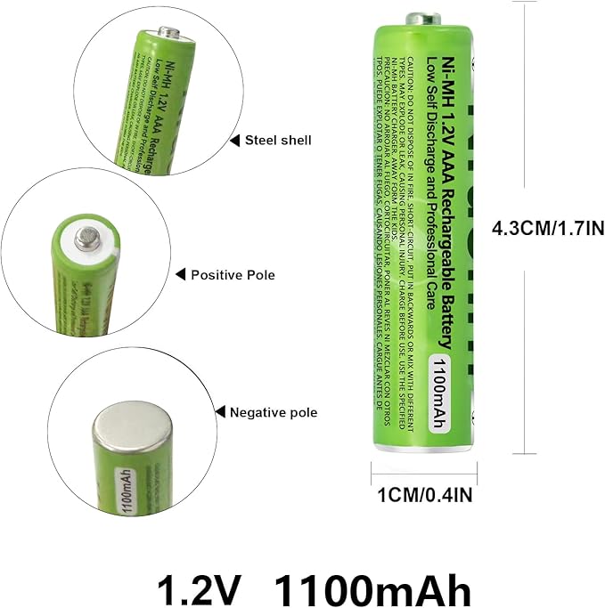 8 Pack NI-MH AAA Rechargeable Battery - Image 9