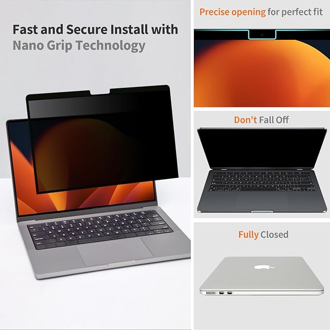 Removable Privacy Screen for Macbook Pro 13 Inch & Macbook Air 13 Inch - Image 5