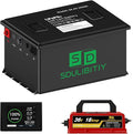 36V 105Ah LiFePO4 Golf Cart Battery, Built-in Smart 200A BMS, by SDULIBITILYlitiumbattery