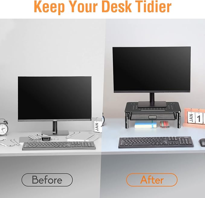 ELIVED 2 Pack Monitor Stand Riser - Image 8
