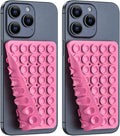 2PACK Silicone Double Sided Suction Phone Case Mount, Detachable Hands Free & by CMZZ