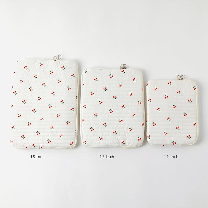 Puffy Laptop Sleeve 13-15.6 Inch Cute Quilted Laptop Protective Case Padded - Image 9