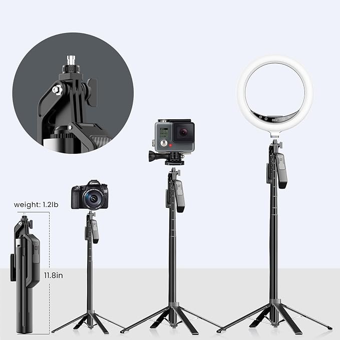 71" Phone Tripod Selfie Stick - Image 8
