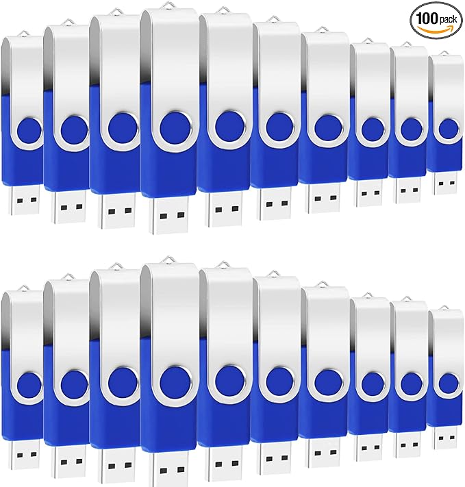 EASTBULL 4GB USB Bulk Flash Drives 100 Pack USB 2.0 Flash Drives Bulk USB by EASTBULL