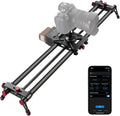 NEEWER 31.5"/80cm Motorized Camera Slider, App Wireless Control DSLR Carbon by Neewer