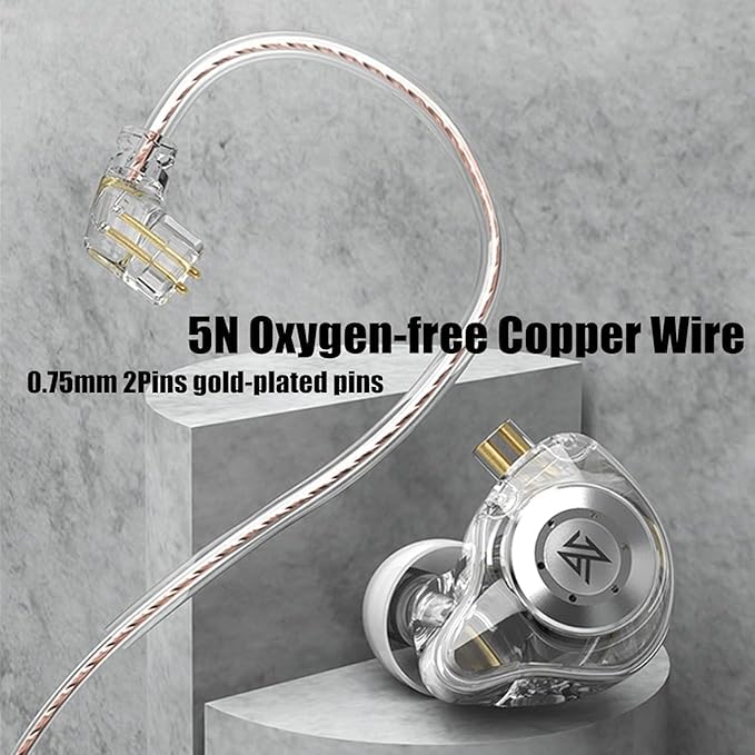 keephifi KZ EDX Pro in Ear Monitors KZ Headphones IEM Earphones - Image 7