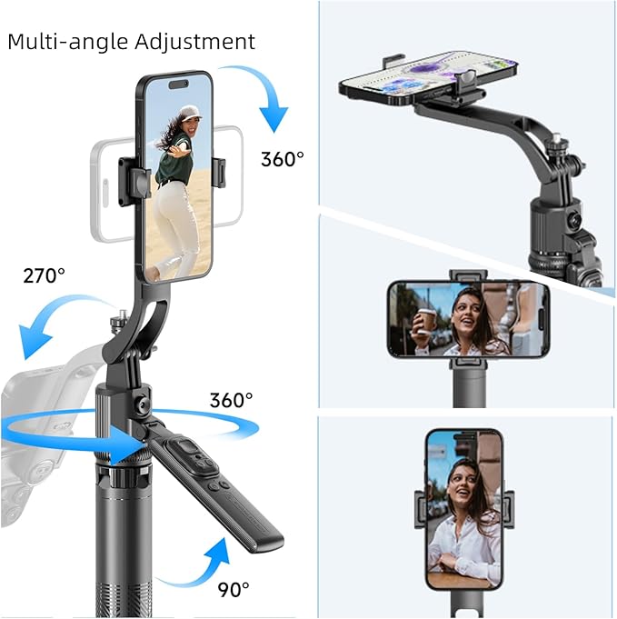 Auto Face Tracking Tripod 360° Rotation - Image 6