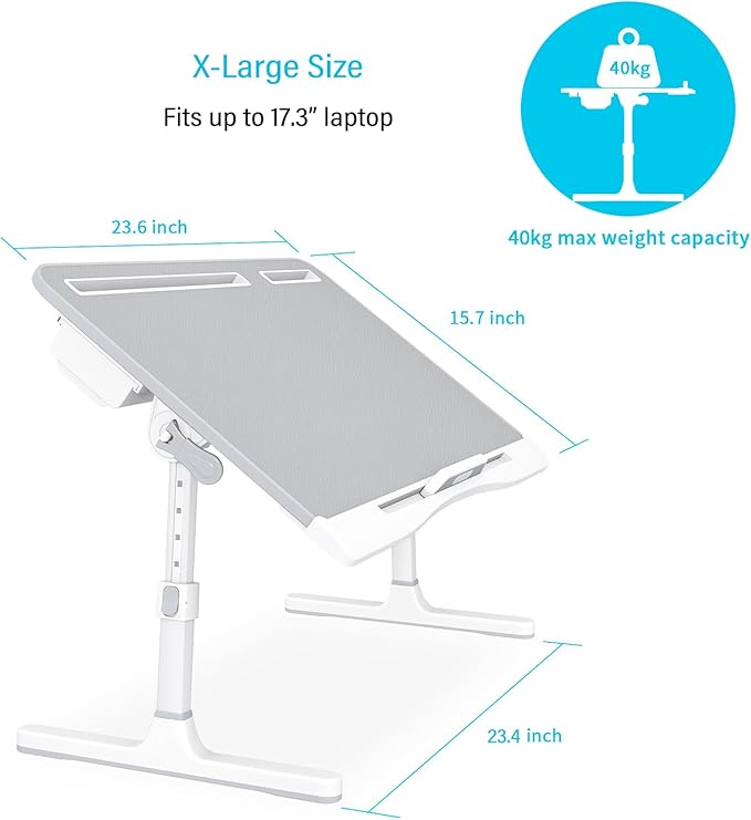 KLEAR Foldable Laptop Bed Tray Desk - Image 4
