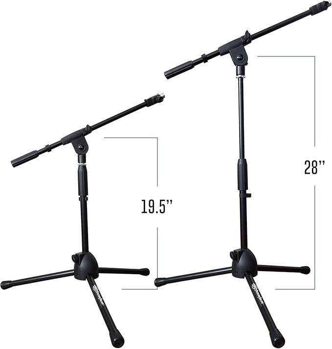 AxcessAbles Low-Profile Microphone Tripod Stand - Image 2