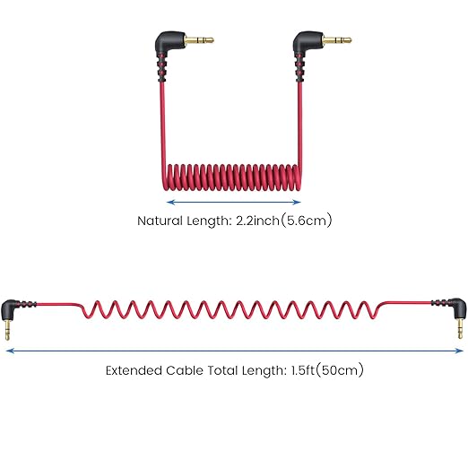 2-Pack 3.5mm Microphone Cable Compatible - Image 5