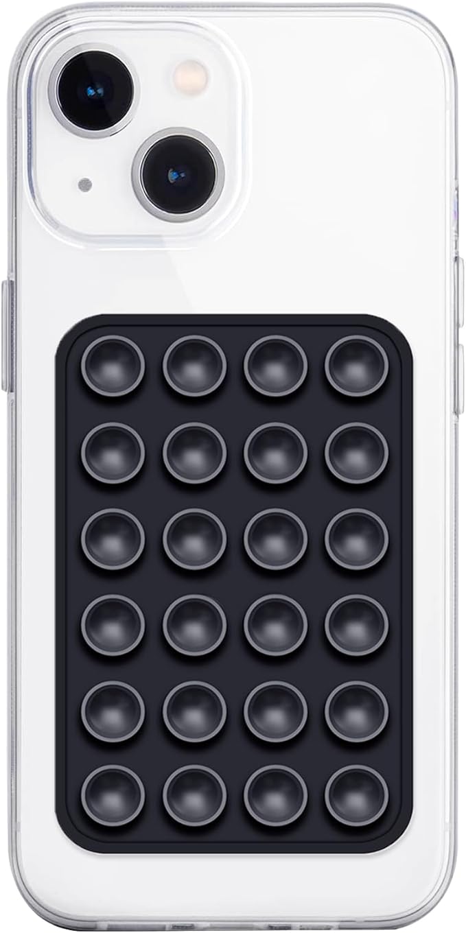 Silicone Suction Phone Case Mount, Non Slip Sticky Phone Grip by JingJinYY
