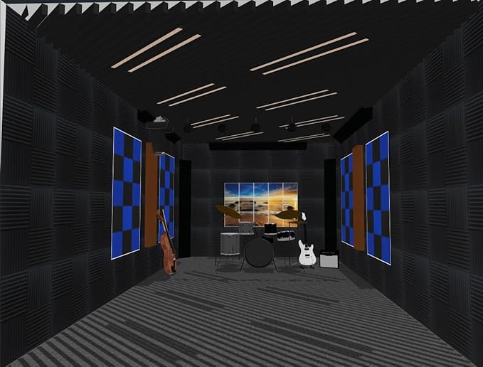96 PACK Medium Sale Acoustic Foam Soundproof foam - Image 2