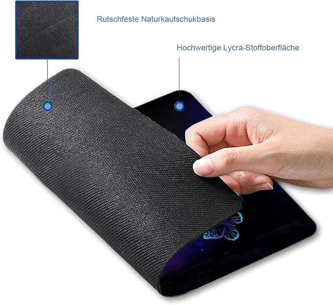 Mouse Pad, Gaming Mouse Pad, Non-Slip Rubber Base Mouse Mat - Image 4