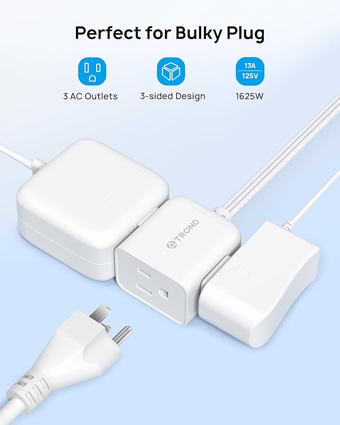 TROND Short Extension Cord 1.5ft - Image 3