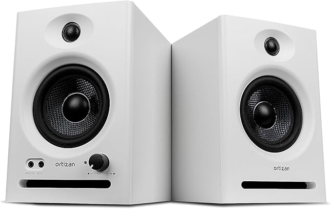 Ortizan C7 Dual-Mode 2.0 Studio Monitors, Active Monitor Speakers by Ortizan
