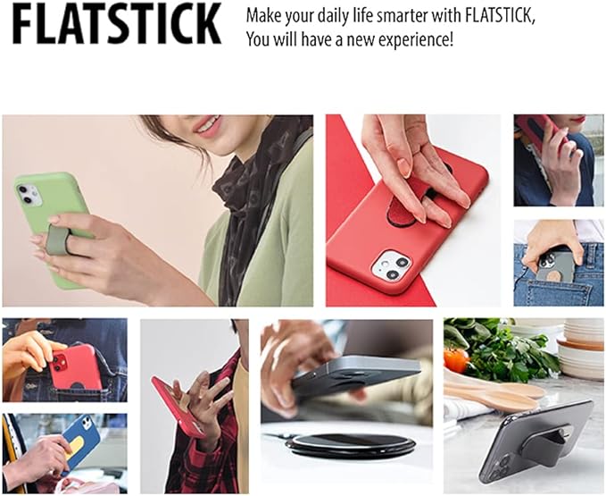 Momostick Flatstick, Cell Phone Finger Grip Strap Holder - Image 7